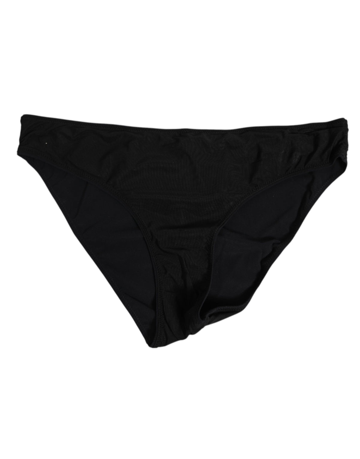 Dolce & Gabbana Black Nylon Stretch Slip Brief for Women