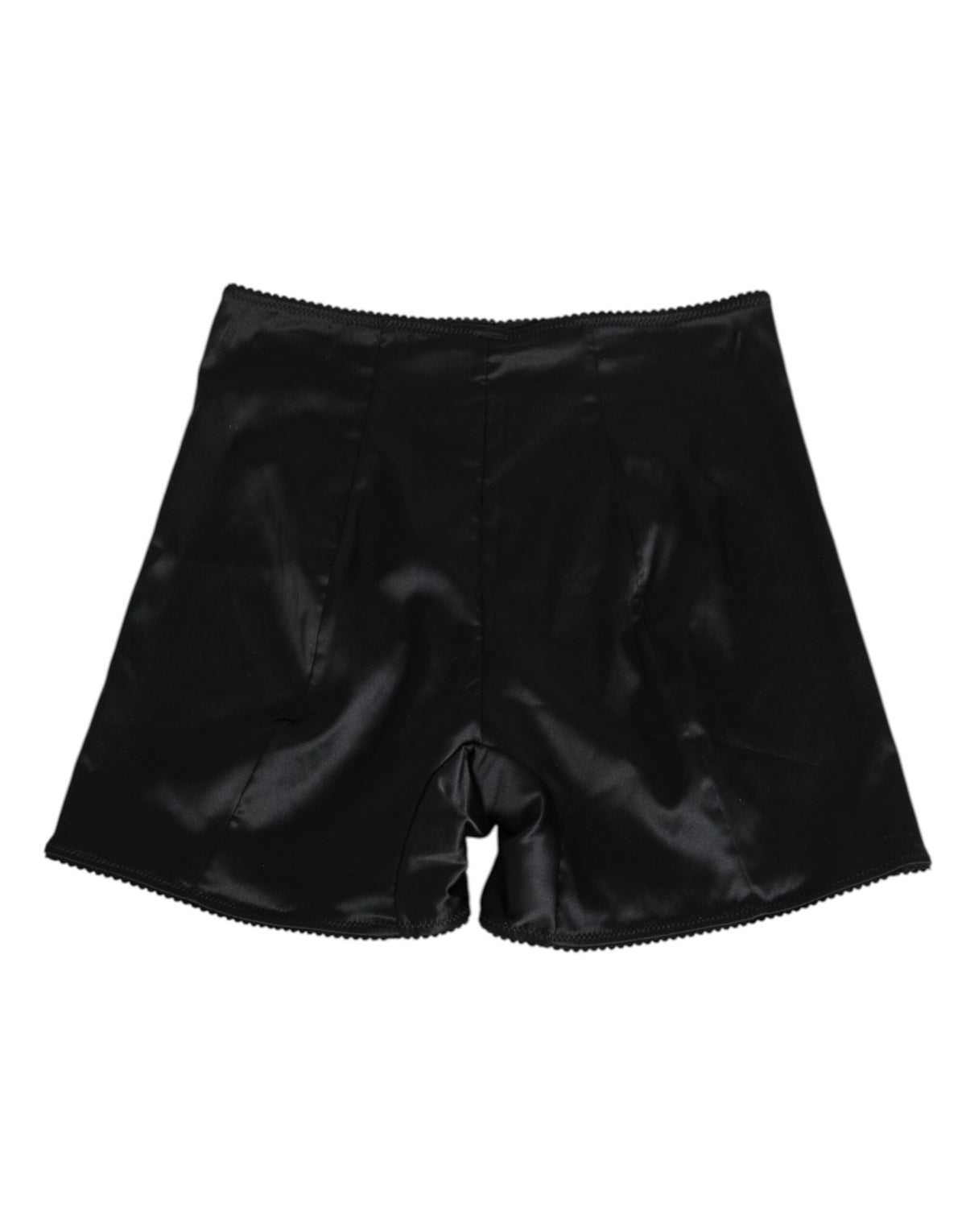 Dolce & Gabbana Black Silk Stretch Cycling Slip Shorts for Women