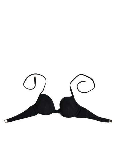 Dolce & Gabbana Black Underwire Push Up Balconette Bra Underwear