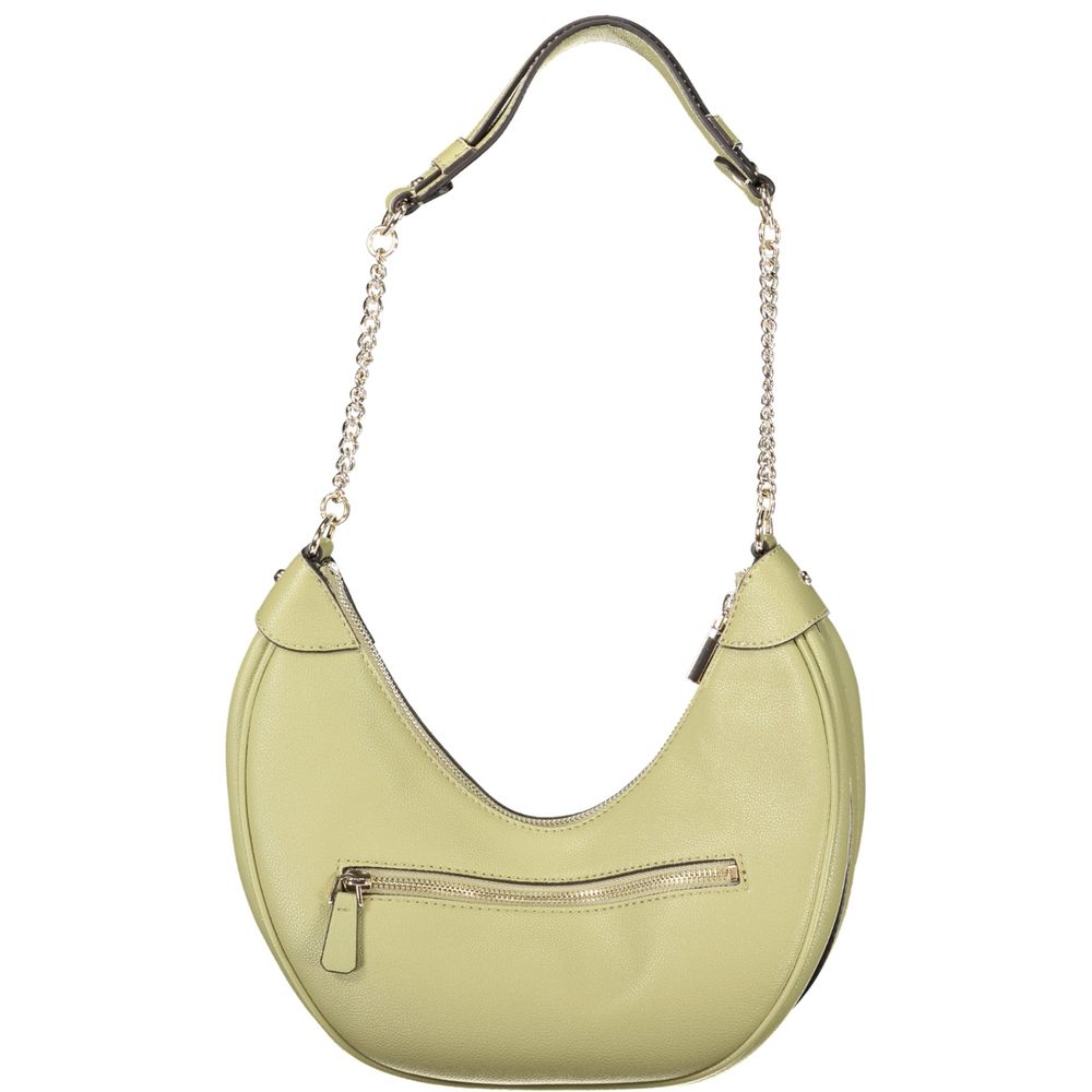 Guess Jeans Sac à main en polyéthylène vert - Modèle Fedora