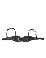 Dolce & Gabbana Black Acetate Stretch Balconette Bra