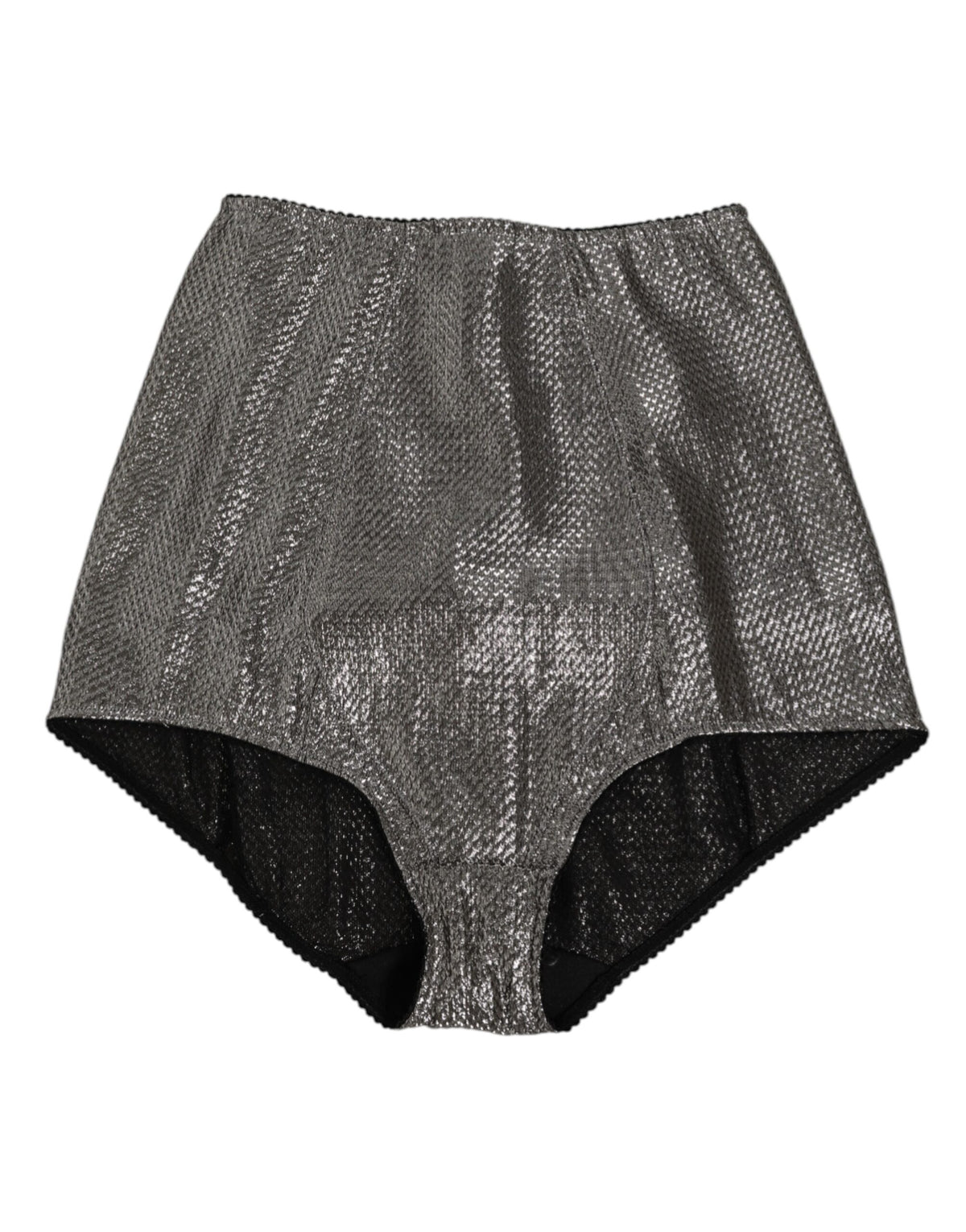 Dolce & Gabbana Gray Silk Stretch Slip Girdle Panty Underwear