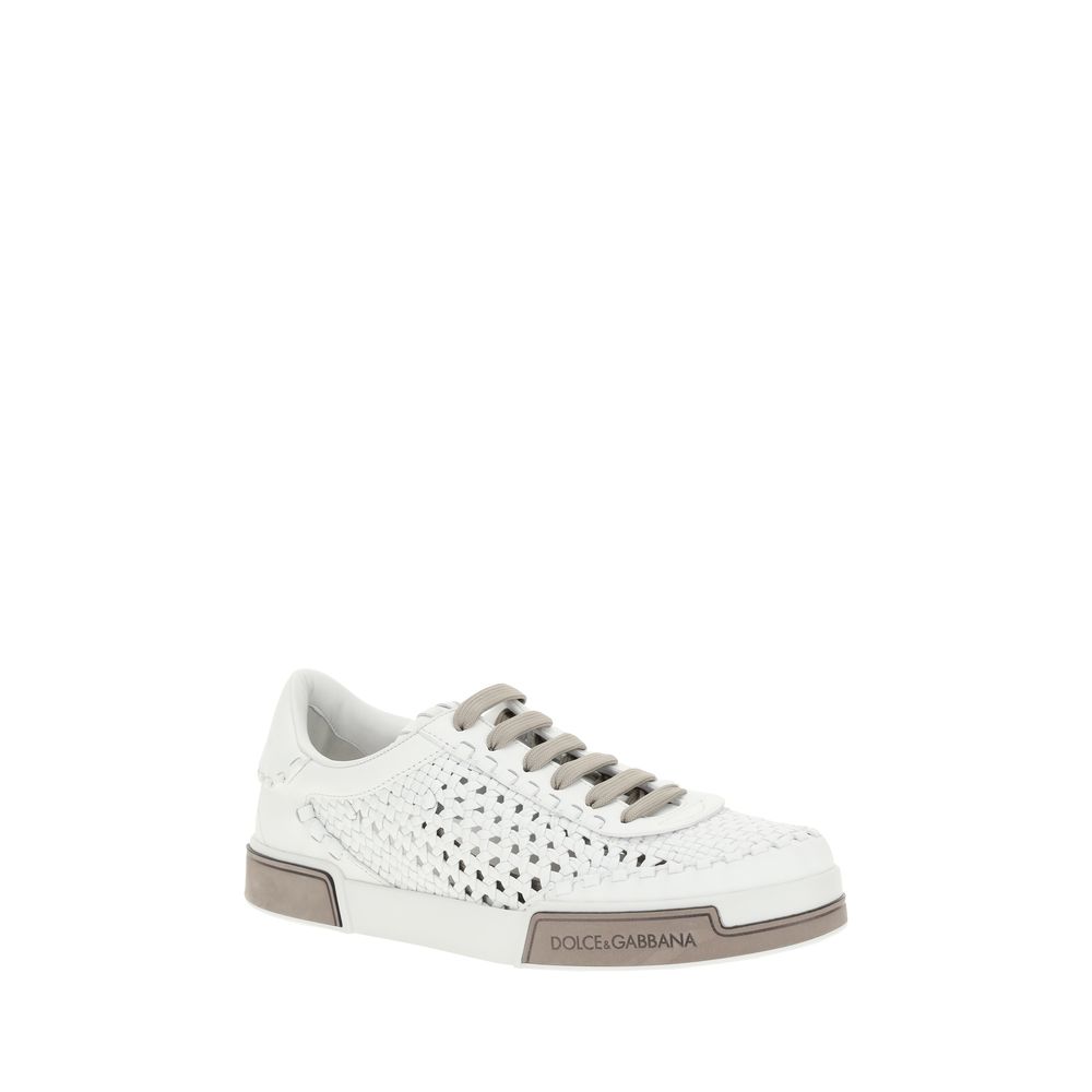 Dolce & Gabbana Mesh Panel Sneakers