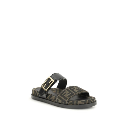 Sandale en tissu FF de Fendi