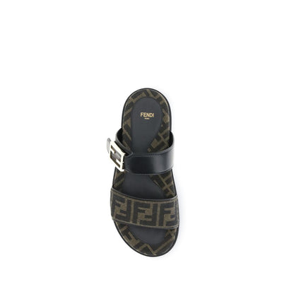 Sandale en tissu FF de Fendi