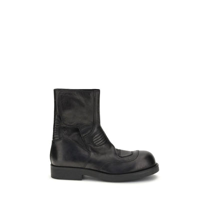 MM6 Leather Ankle Boots