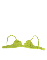 Dolce & Gabbana Brassière Soft Cup Jaune Vert
