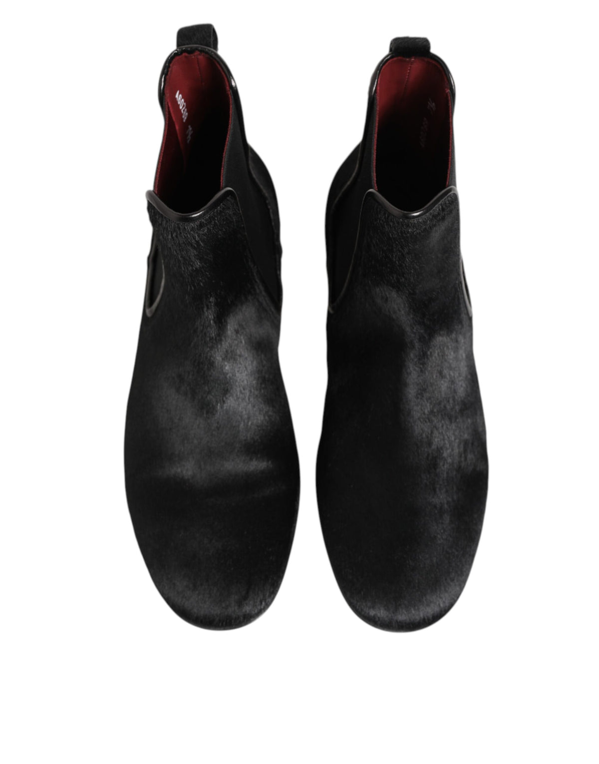 Dolce & Gabbana Bottes Chelsea en Cuir Noir pour Homme