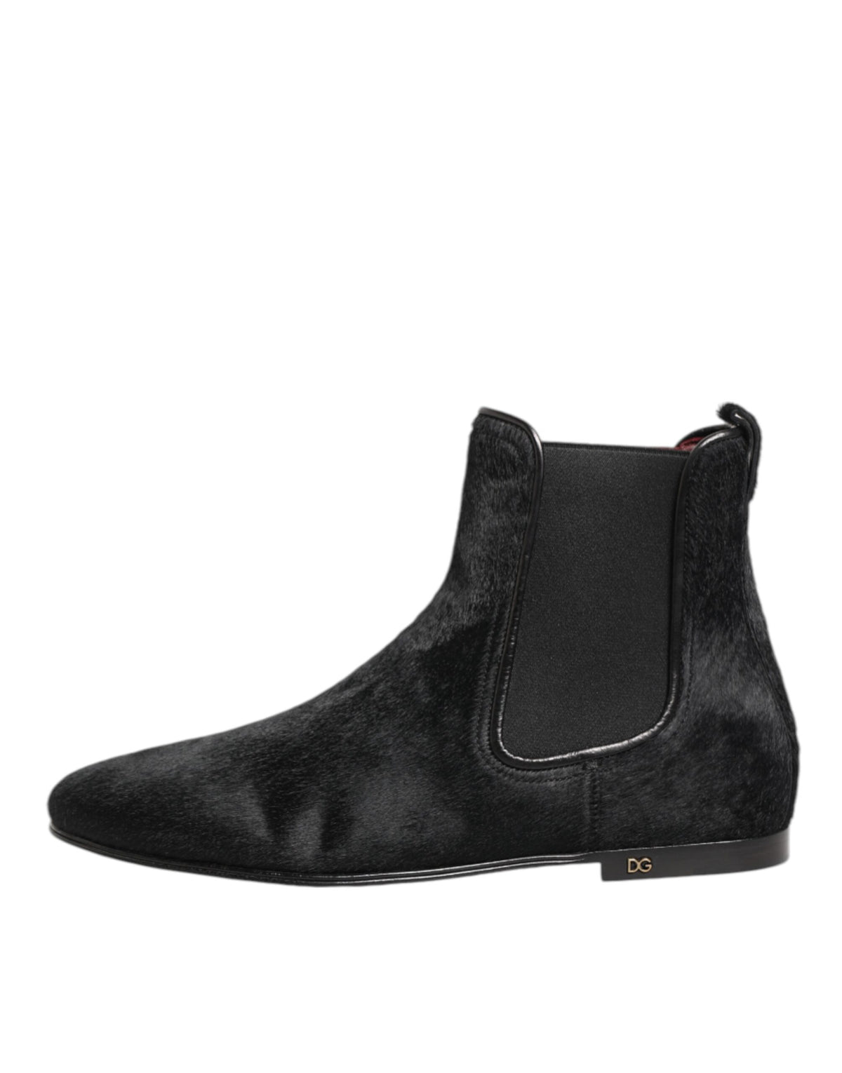Dolce & Gabbana Bottes Chelsea en Cuir Noir pour Homme