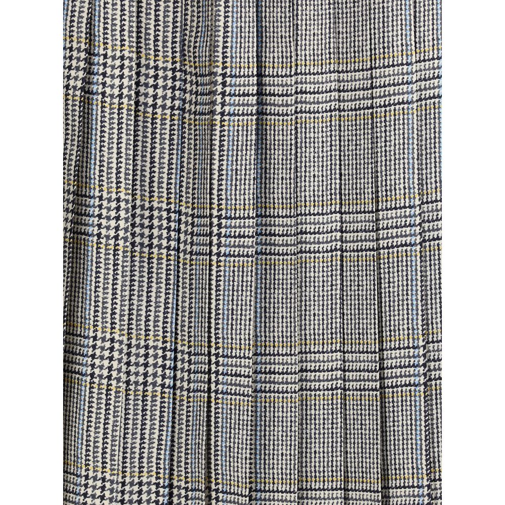 Jupe en tweed de soie Thom Browne