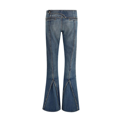 Jeans en jean à empiècements Coperni