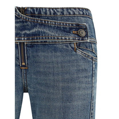 Jeans en jean à empiècements Coperni