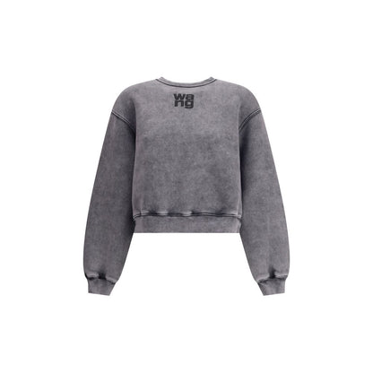 Sweat à capuche avec logo en relief d'Alexander Wang