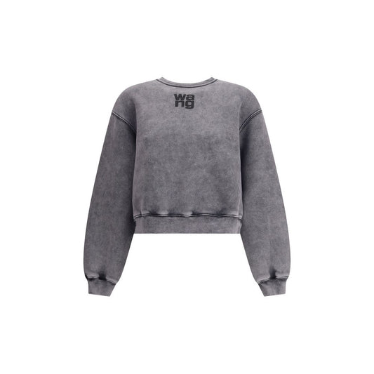 Sweat à capuche avec logo en relief d'Alexander Wang