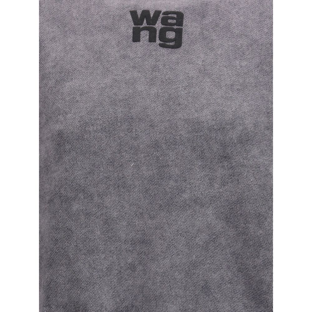 Sweat à capuche avec logo en relief d'Alexander Wang