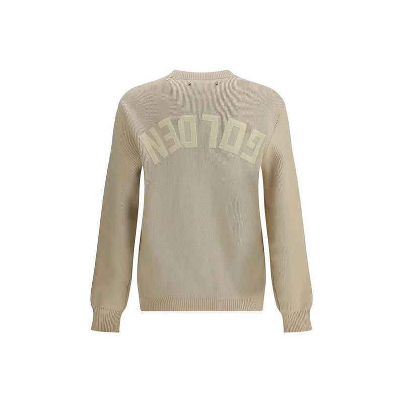 Golden Goose Beige ribgebreide trui