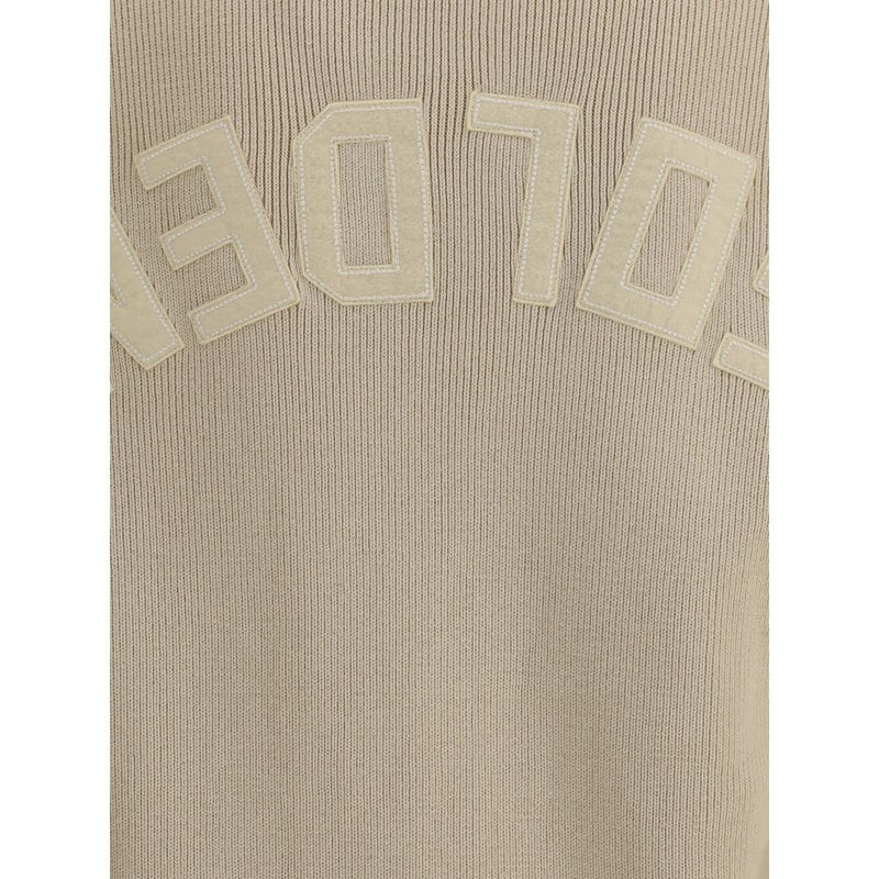 Golden Goose Beige ribgebreide trui