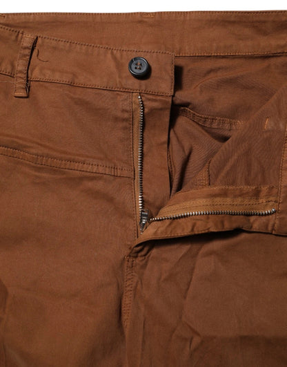 Aniye By Brown broek met hoge taille en wijde pijpen in bruin.