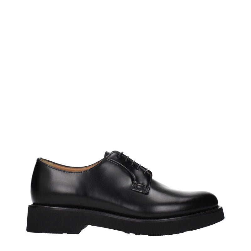 Church's Black Leather Oxfords and Derbies for Women
