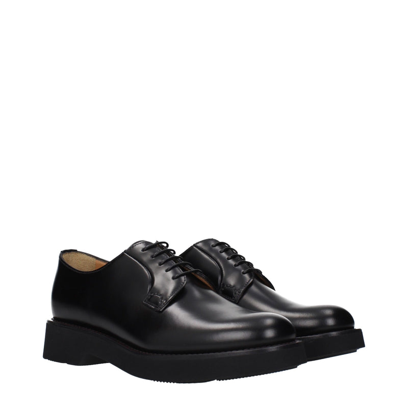 Church's Black Leather Oxfords and Derbies for Women