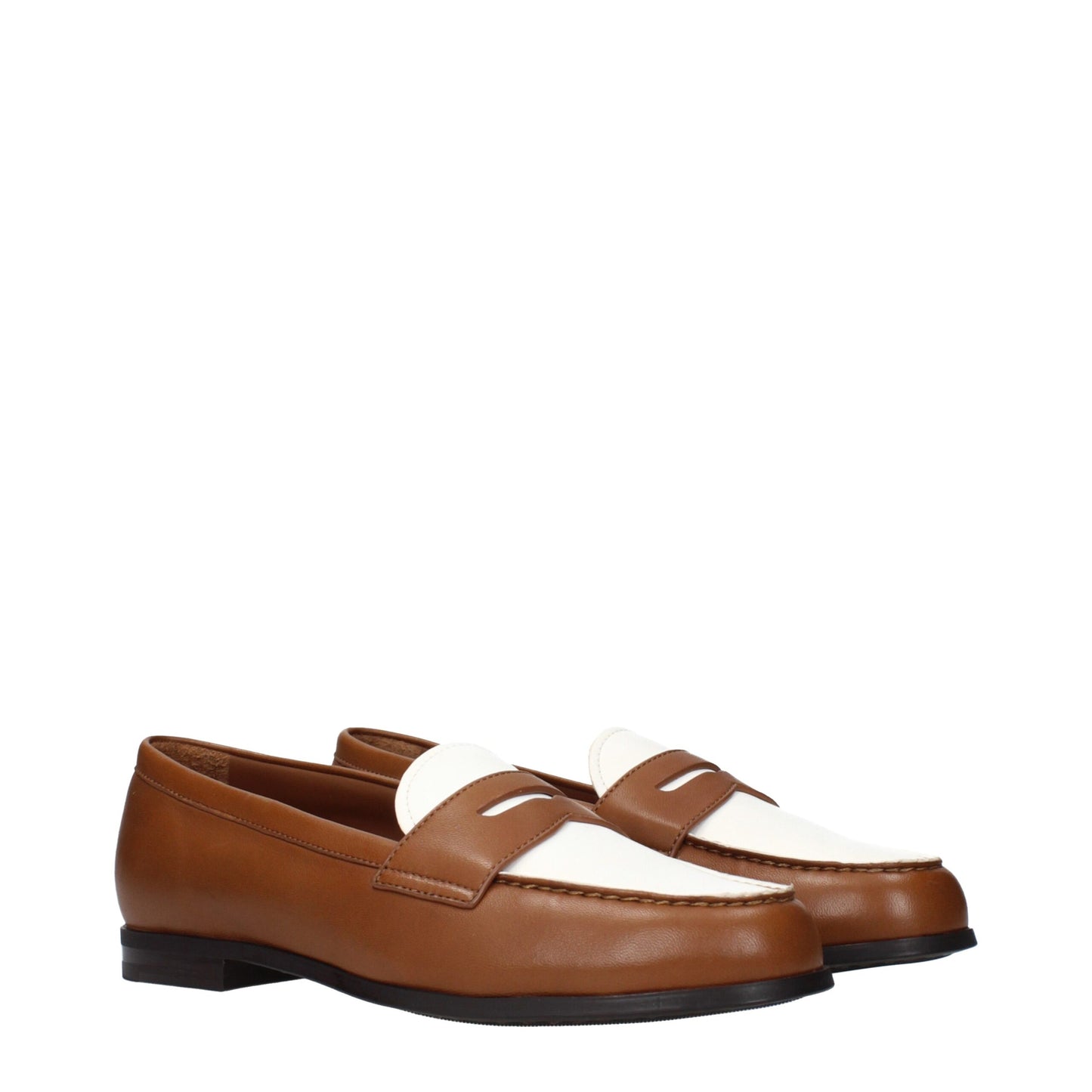 Brogues en cuir marron à enfiler de Church's