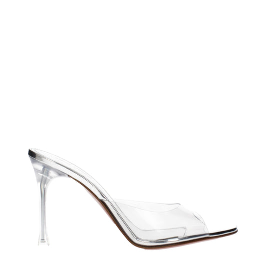 Sandales à talons aiguilles en PVC transparent d'Amina Muaddi