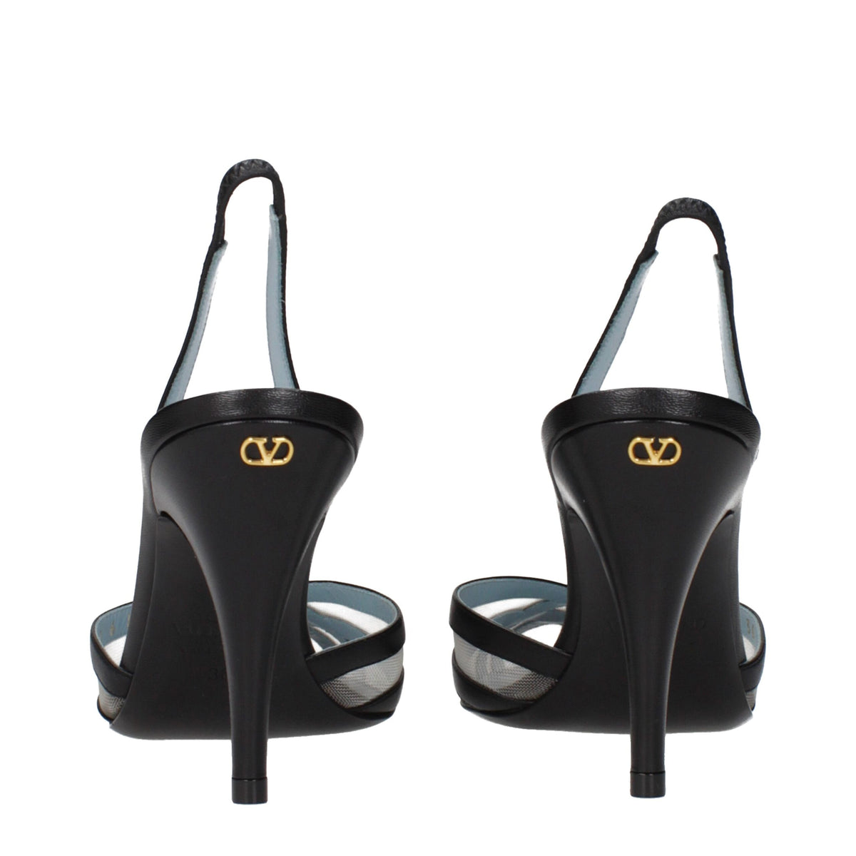 Valentino Garavani Black Leather High Heel Pumps - Sophisticated Style
