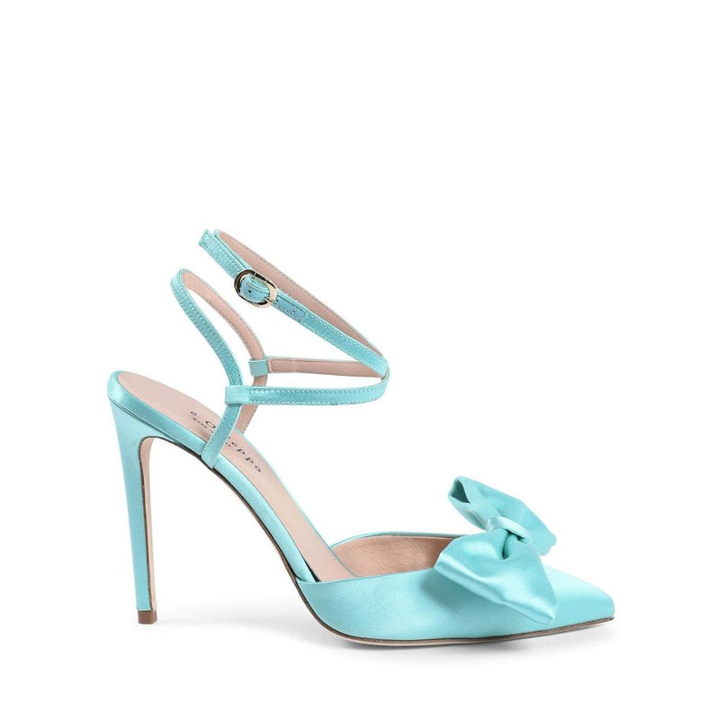Dee Ocleppo Pink Satin Sandal - Elegant Stiletto Heels
