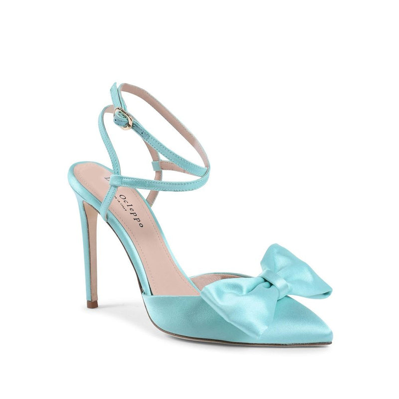 Dee Ocleppo Pink Satin Sandal - Elegant Stiletto Heels