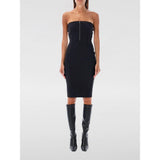 Coperni Black Cotton Dress - Sleek Sleeveless Style