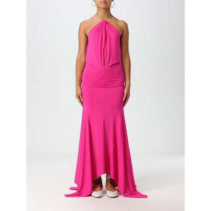The Attico Fuchsia Jersey Dress