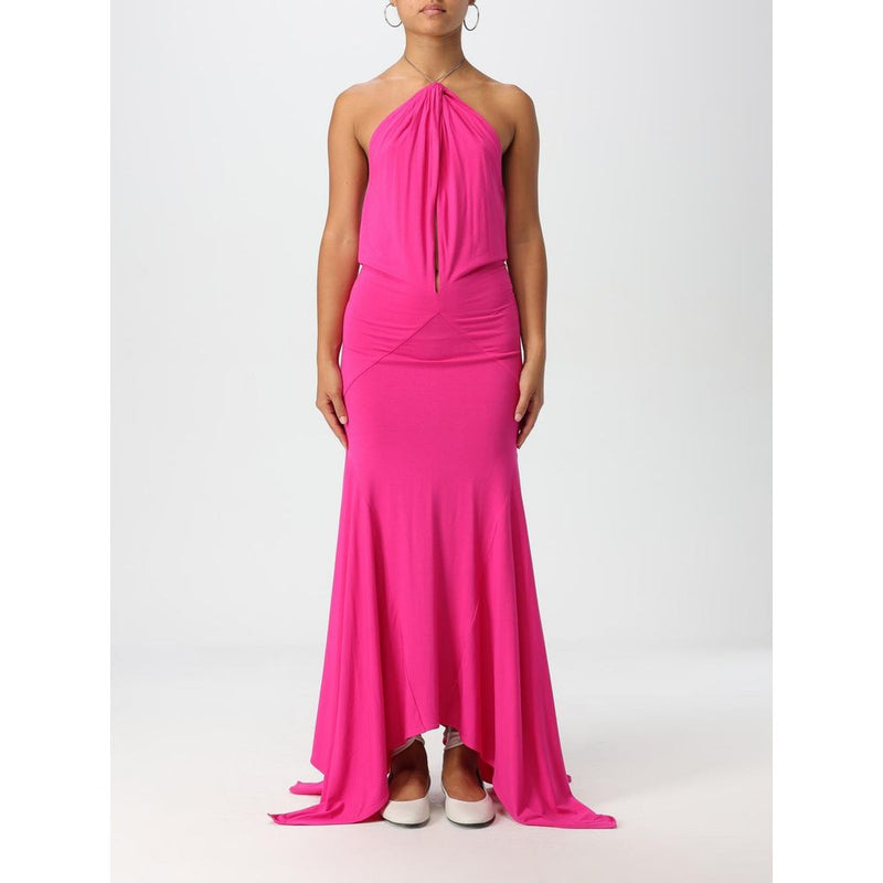 The Attico Fuchsia Jersey Dress - Elegant Evening Wear
