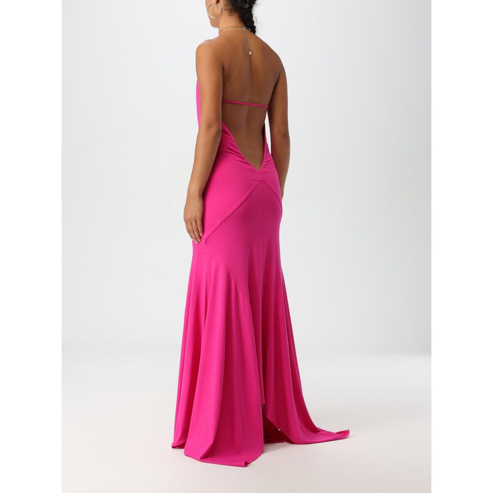 Robe en Jersey Fuchsia The Attico - Élégance pour Soirées