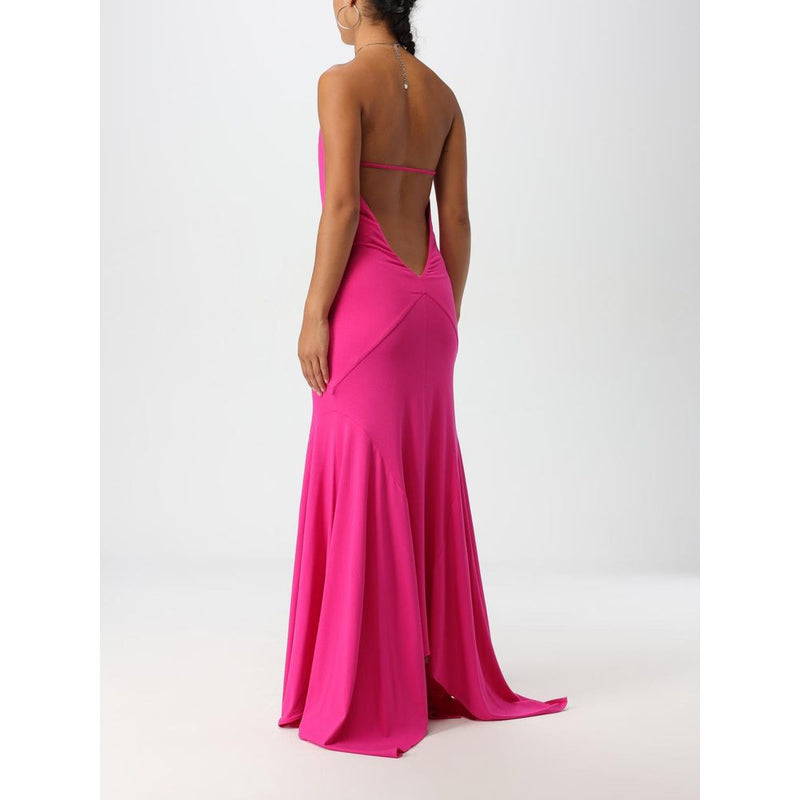 The Attico Fuchsia Jersey Dress - Elegant Evening Wear