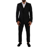 Dolce & Gabbana Martini Black Wool Suit & Blazer