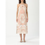 Robe en Lin Multicolore Twinset - Design Floral Élégant