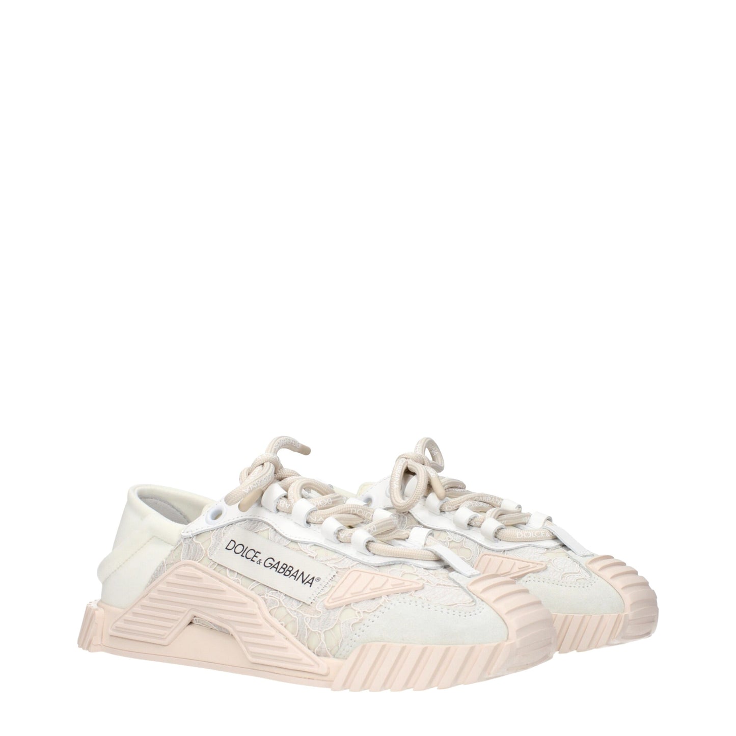 Sneakers en tissu gris de Dolce &amp; Gabbana