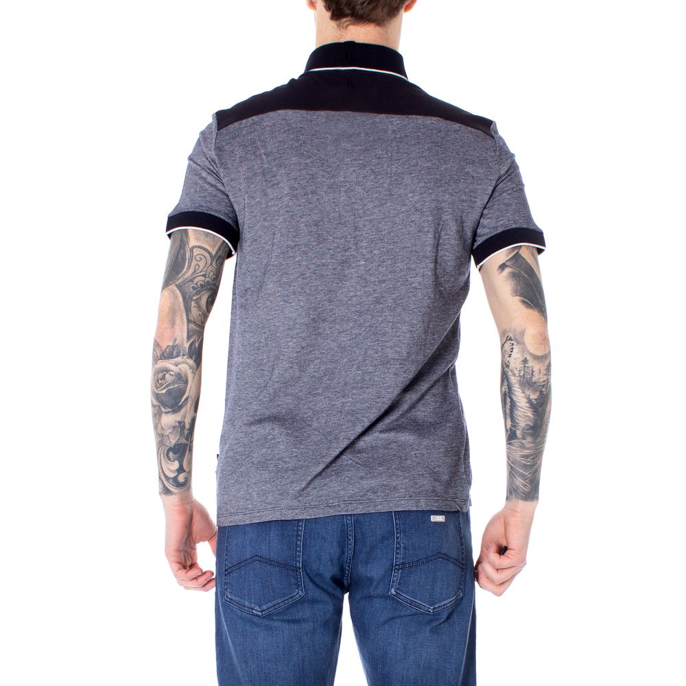 Polo en coton bleu Armani Exchange