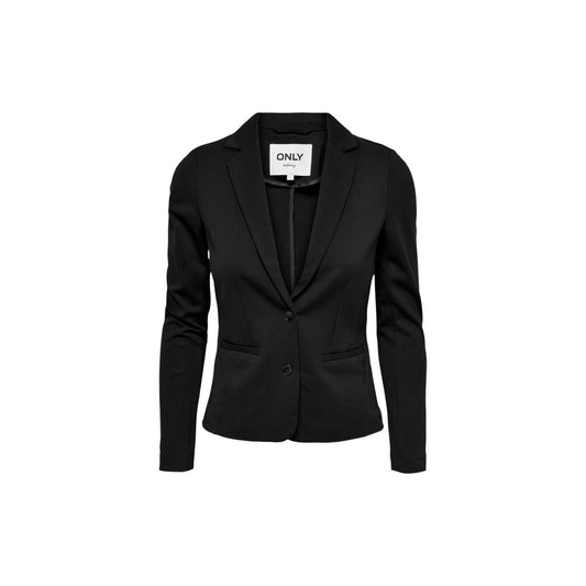 Blazer en viscose noire uniquement