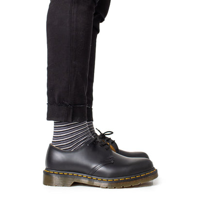 Dr. Martens Zwarte Lederen Oxfords en Derby's