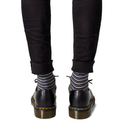 Dr. Martens Zwarte Lederen Oxfords en Derby's