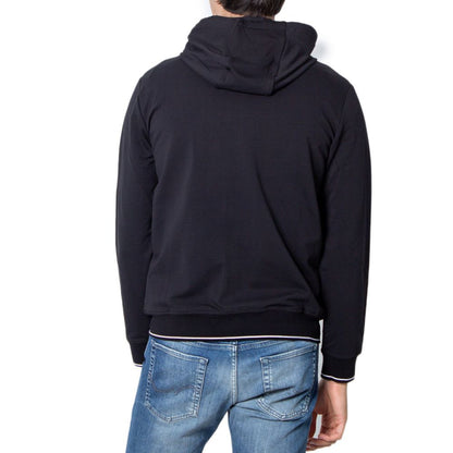 Sweat à capuche noir en coton Armani Exchange