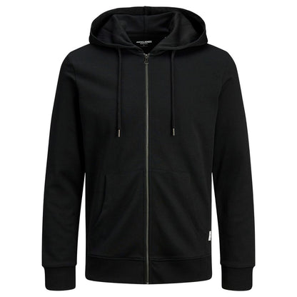 Jack Jones zwarte katoenen hoodie