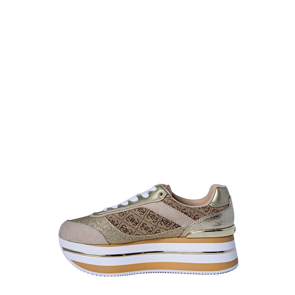 Sneaker Guess en polyester beige