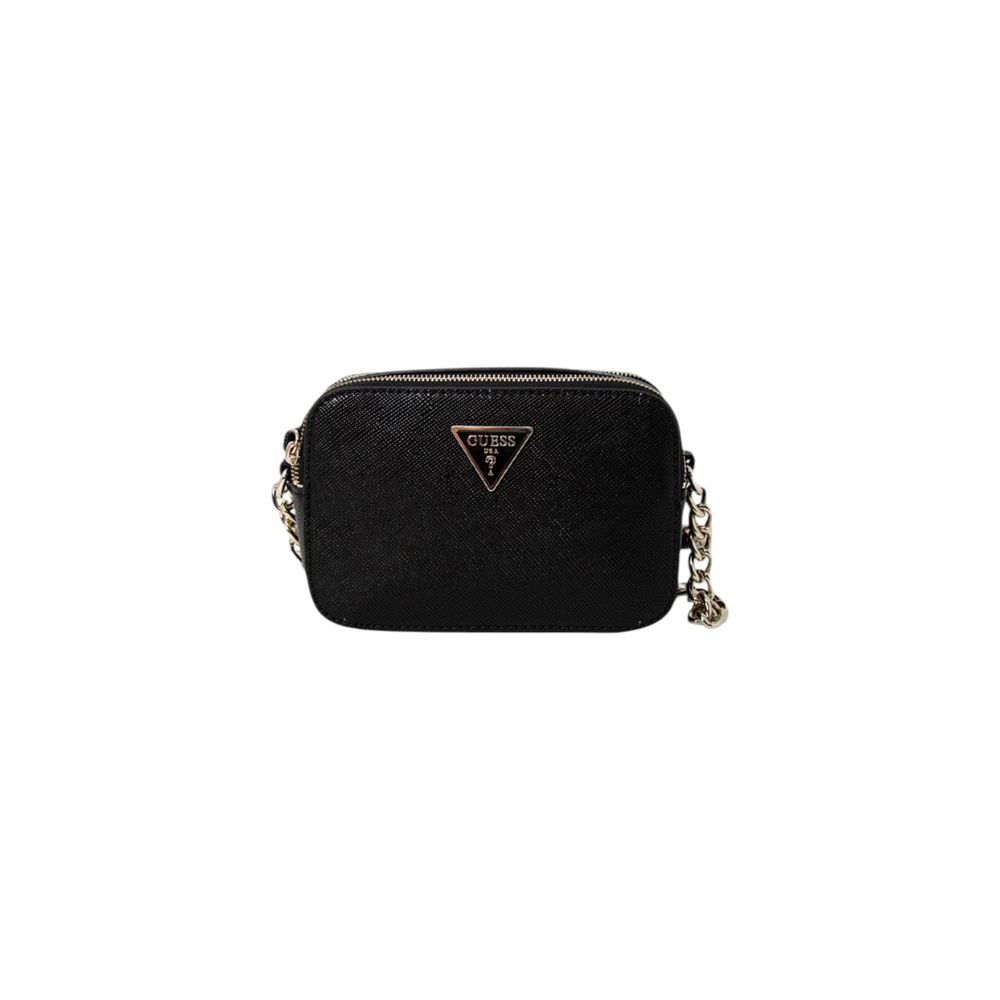 Guess Noelle Black Polyethylene Handbag - Élégante et Polyvalente