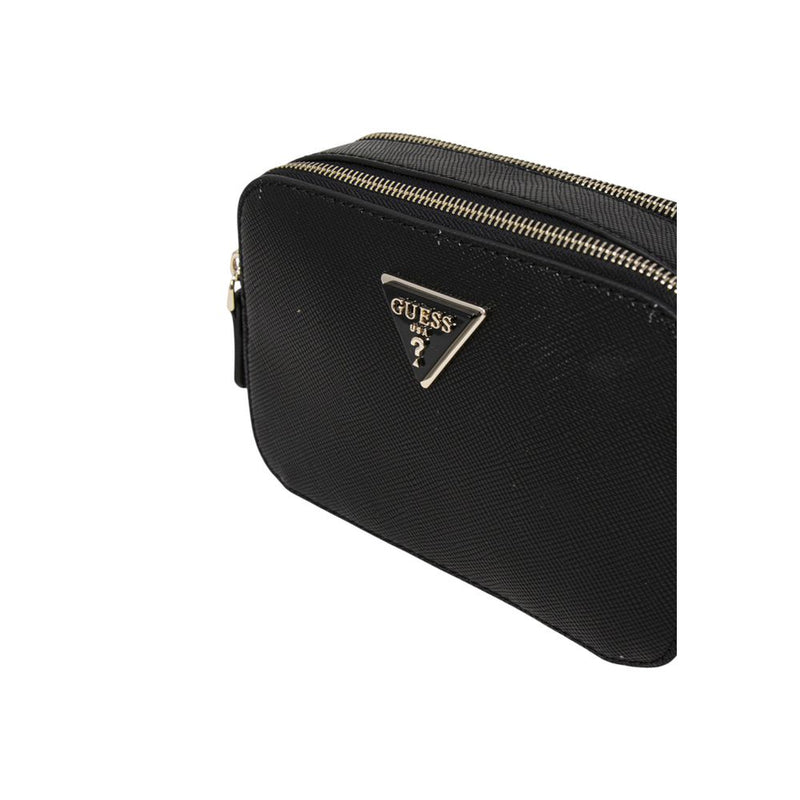 Guess Noelle Black Polyethylene Handbag - Élégante et Polyvalente