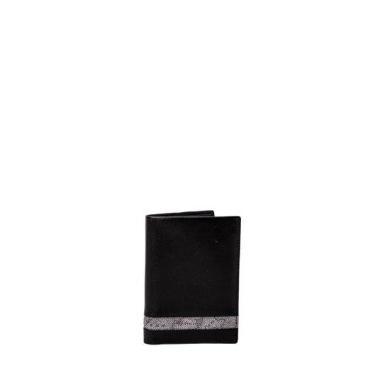 Portefeuille en cuir noir Alviero Martini Prima Classe