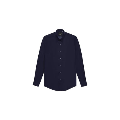 Antony Morato blauw katoenen overhemd