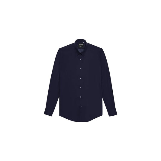 Antony Morato blauw katoenen overhemd