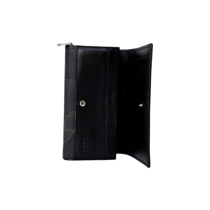 Portefeuille en cuir noir Alviero Martini Prima Classe